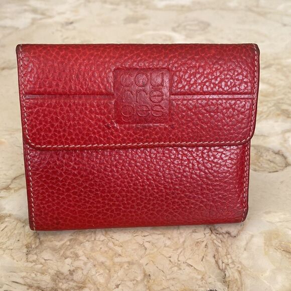 Roots / Coach / Courreges / Guy Laroche Leather Wallets Bundle of 4 - Picture 10 of 16
